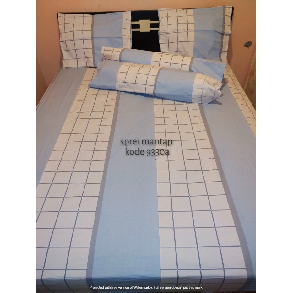 ✨TERLARIS ✨sprei perca My Love ukuran 120x200 kain kotakan - 9422
