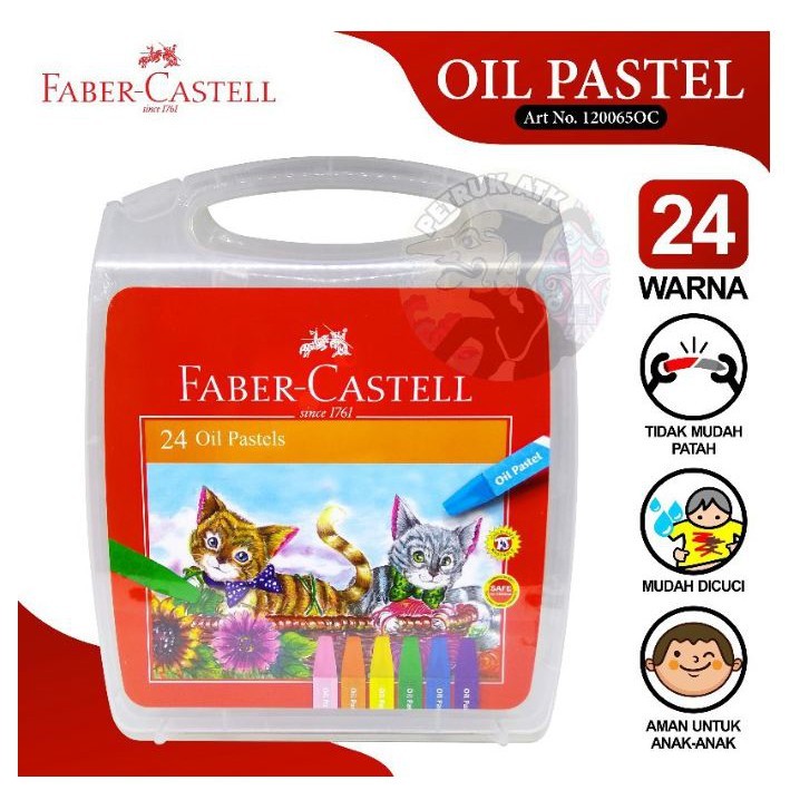 

murah banget [MURAH] FABER-CASTELL ECO CRAYON OIL PASTEL HEXAGONAL 12C / 18C / 24C hig quality