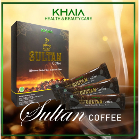 

KHAIA Coffee Sultan jual per box Kopi Hitam Bubuk Minuman Herbal Untuk Menjaga Kesehatan Khaia Official.