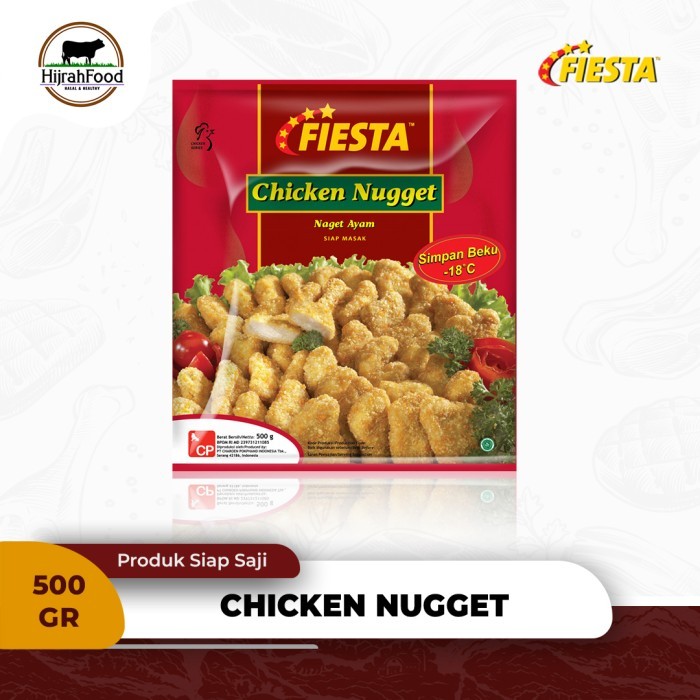 

Fiesta Chicken Nugget Naget Ayam Frozen Siap Masak 500 gr