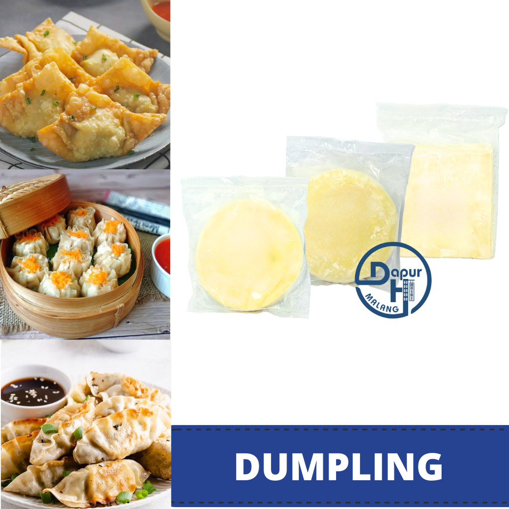 

KULIT GYOZA Dimsum Pangsit Frozen 2O Lembar | Suikiaw Dumpling Homemade-MLG