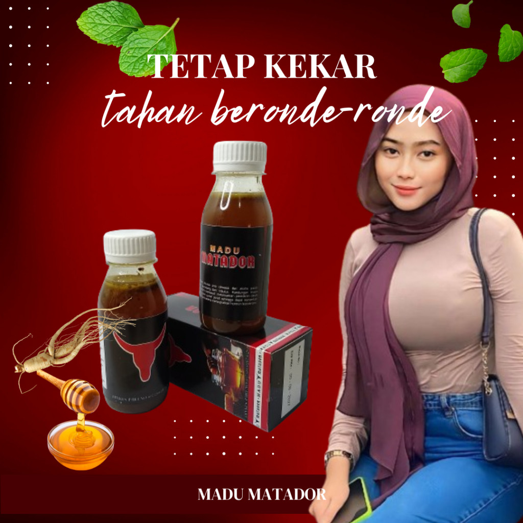 

MADU STAMINA PRIA TAHAN LAMA | MADU MATADOR 175gr | TETAP TEGAK WALAU SUDAH KELUAR