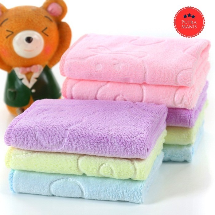 Kain Lap Tangan Handuk Muka Kecil Ringan 30 x 30 CM 30x30CM Microfiber Berkualitas Premium pembersih
