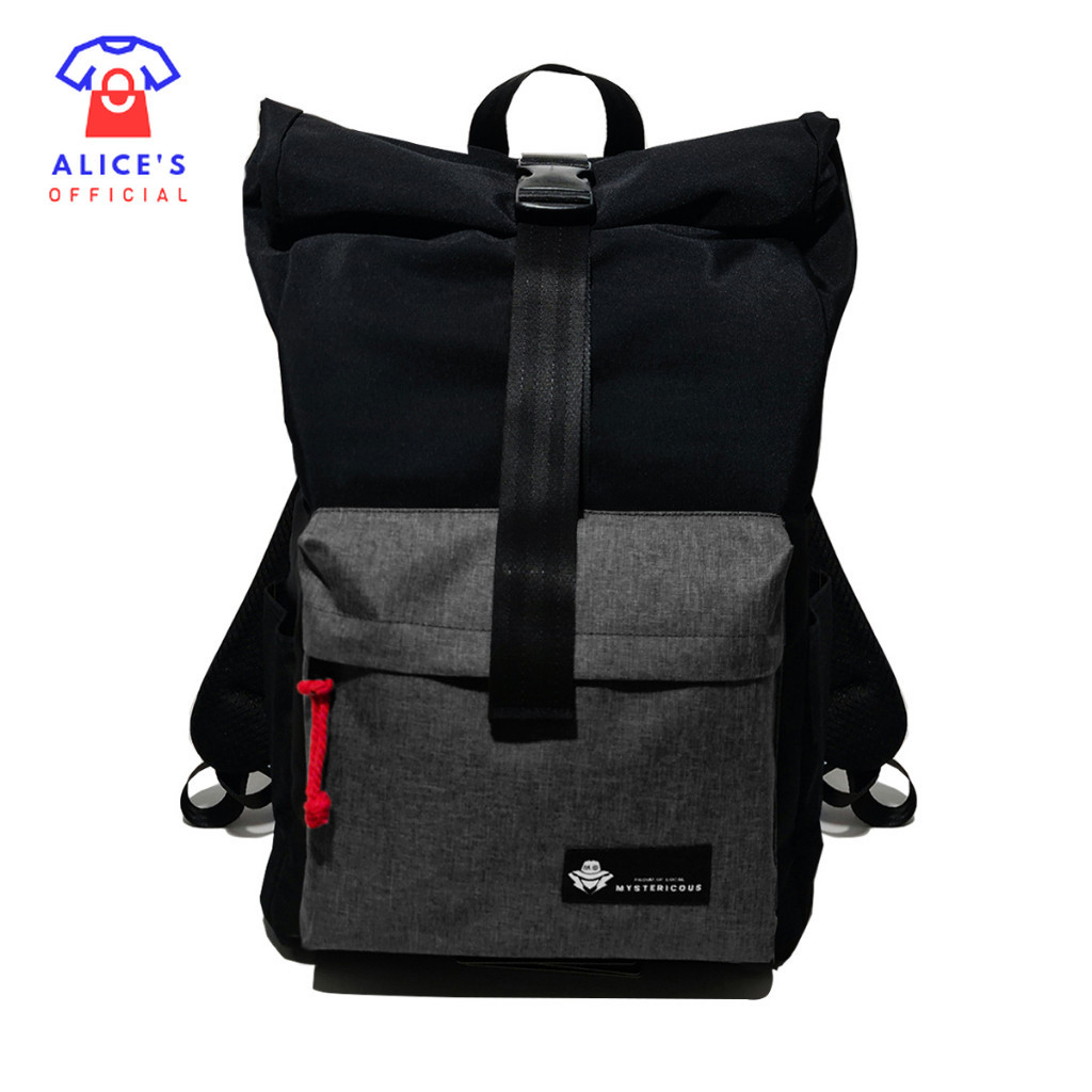 ALICES Tas Punggung Laptop Busa Backpack Waterproof 16 inch - Tas Rolltop Dual Tone 202