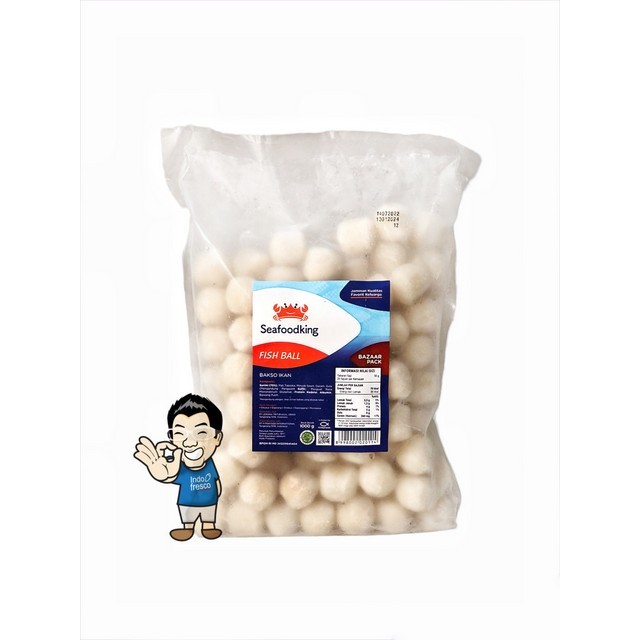 

Seafood King Bakso Ikan- Fish Ball 1 kg - Kecil