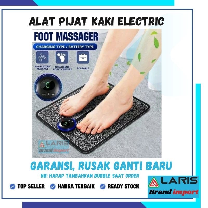 Alat Pijat Kaki Electric EMS Foot Massage Mat Alat Pijat Refleksi Kaki Elektrik Akupuntur Kaki Menin