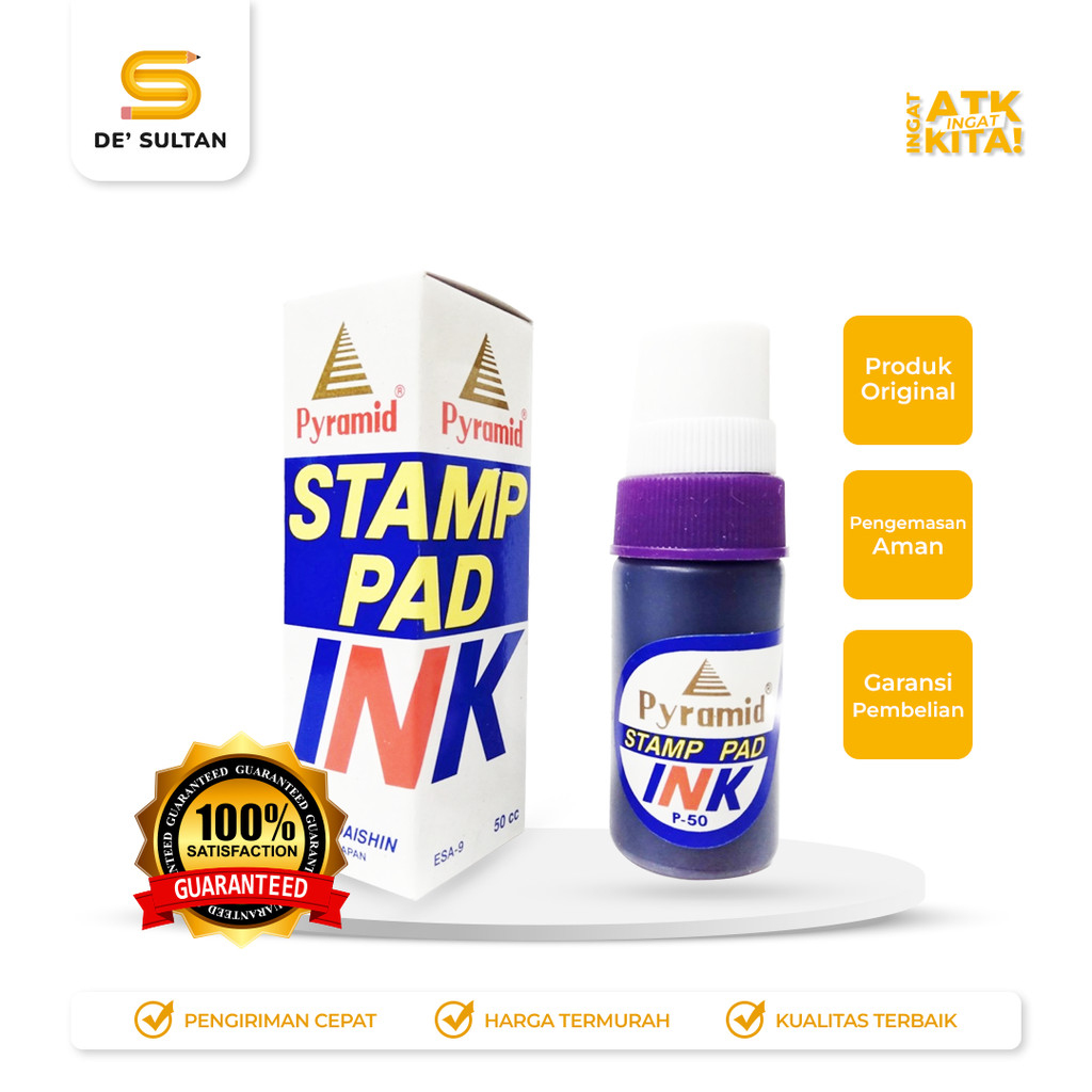 

PYRAMID TINTA STEMPEL/ STAMP INK 50CC (1PC)