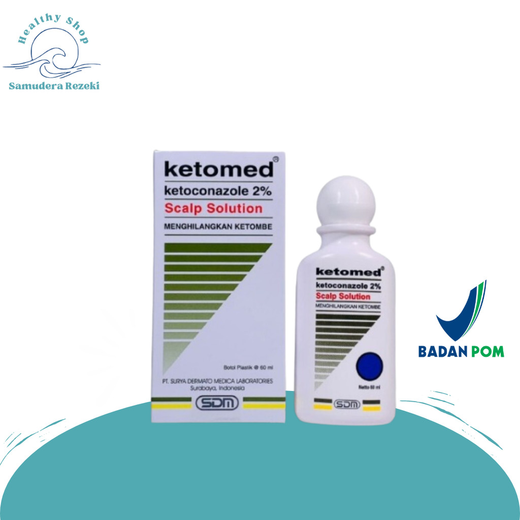 Ketomed Shampoo Solution 60 ML / Shampo Anti Ketombe
