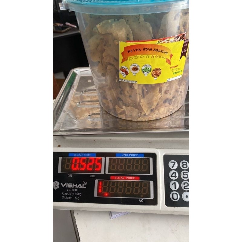 

Ay00! Peyek Kacang Tanah Sunrise ukuran toples 5 liter