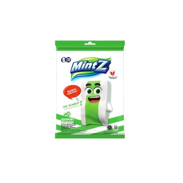 

MINTZ CHEWY DOUBLEMINT CANDY BAG 103.5 GR