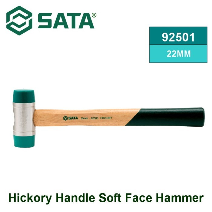 SATA 92501 Palu Hickory Handle Soft Face Hammer 22 mm
