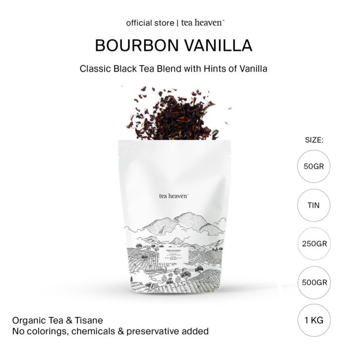 

Vanilla Bourbon Tea Teh Hitam Vanilla Tea Heaven Signature - 500 gr