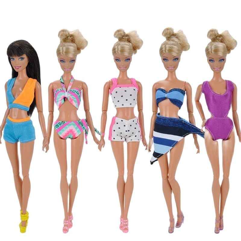 Fashion Bikini Swimwear for Barbie Blyth 1/6 MH CD FR SD Kurhn BJD Doll Clothes Accessories