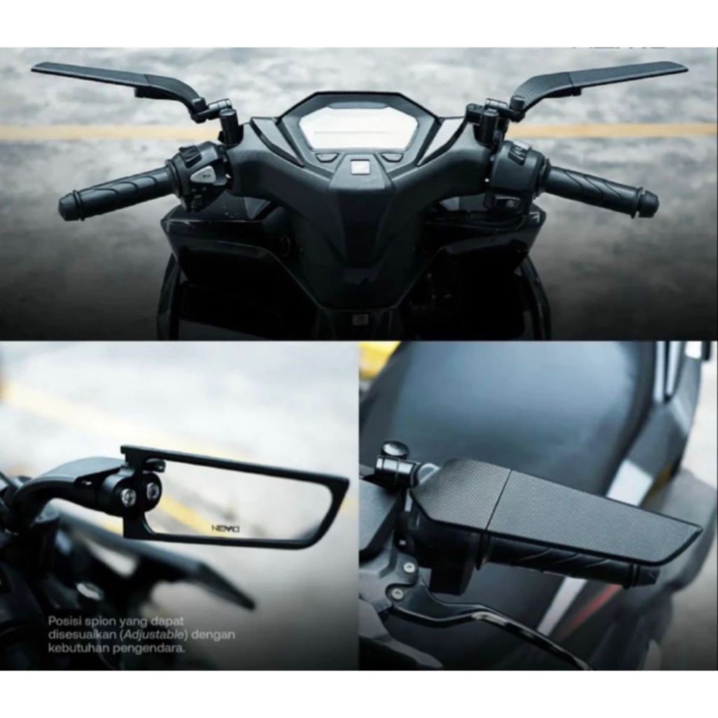 AS45RT Spion Winglet Model Rizoma Vario Pcx Beat Nmax Mio / Spion Winglet CBH Viral Universal