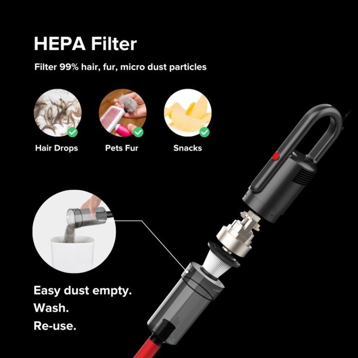 Airbot DX200 Vacuum Cleaner Wet/Dry Penyedot Debu Pel & Vacum