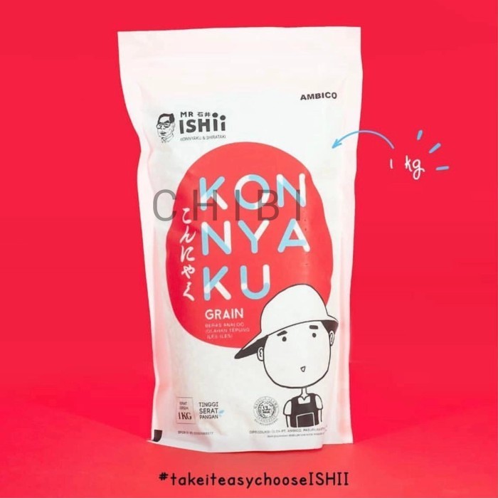 

nb Beras Shirataki Konyaku Rice diet keto DEBM 1 kg - 250 gram