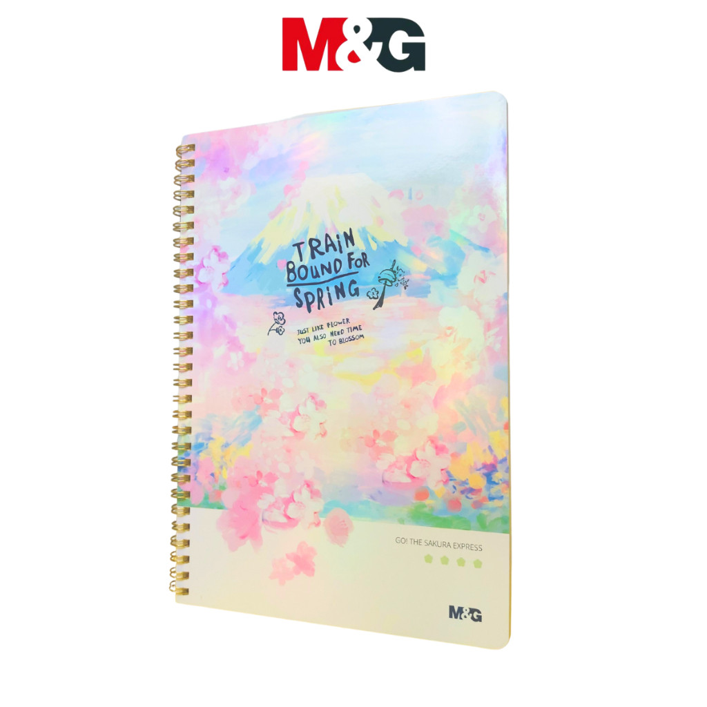 

Notebook Spiral B5 M&G APNDG0230301 Sakura Time Buku Tulis Catatan Bergaris Ruled 60 Halaman - Satuan SHESB