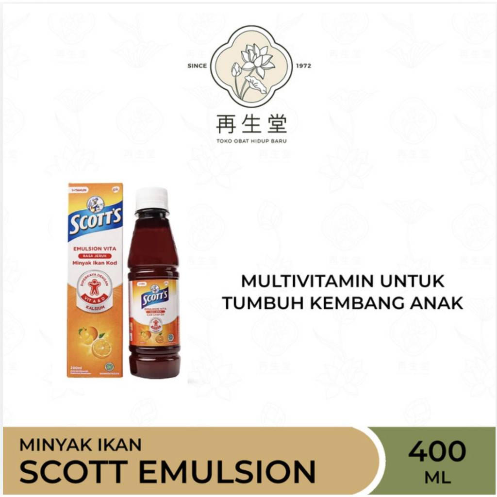 SCOTT EMULSION VITA ORANGE 400ML