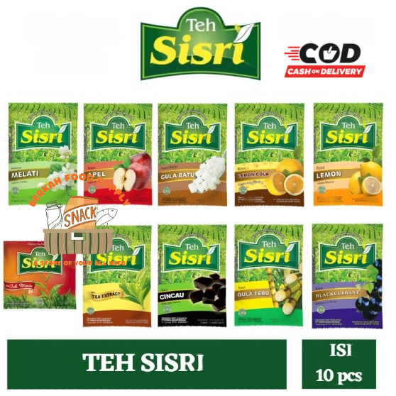 

( BERKAH ) Top Ice Teh Sisri Renceng Isi 10 All Varian Rasa Bukan Pop Ice Coklat Strawberry Vanila Blueberry Permen karet Vanila Blue Melati Mangga Gula Tebu Cincau