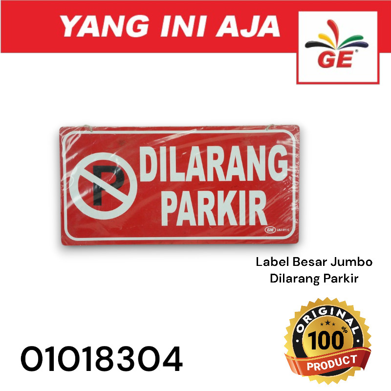 

Label Besar Jumbo Dilarang Parkir - 01018304