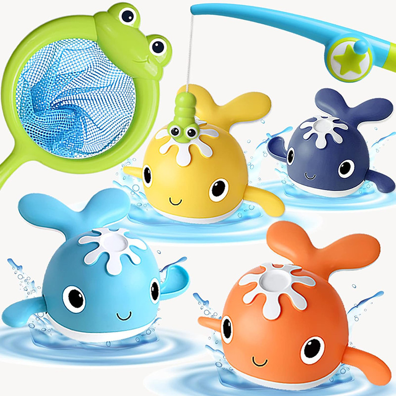Baby Magnet Fishing Toys Children Take A Bath Interest Paddle Game Toys Parent-child Interaction Swi