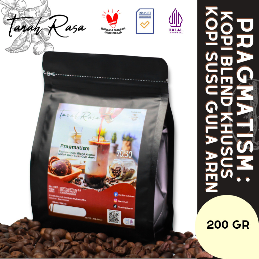 

Tanah Rasa - Pragmatism Biji Kopi Blend Khusus Kopi Susu Gula Aren CRN GROUP