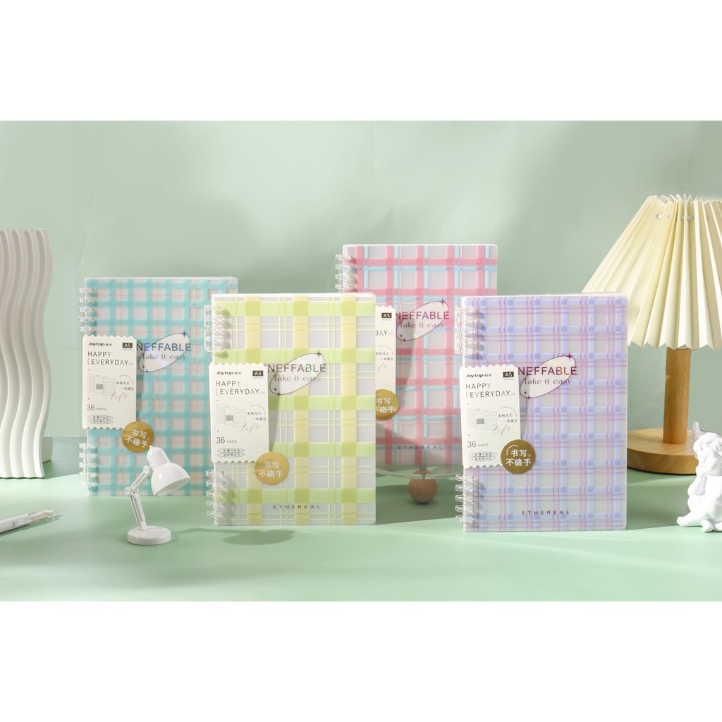 

Panmomo Binder B5 Aesthetic Motif Kotak Kotak