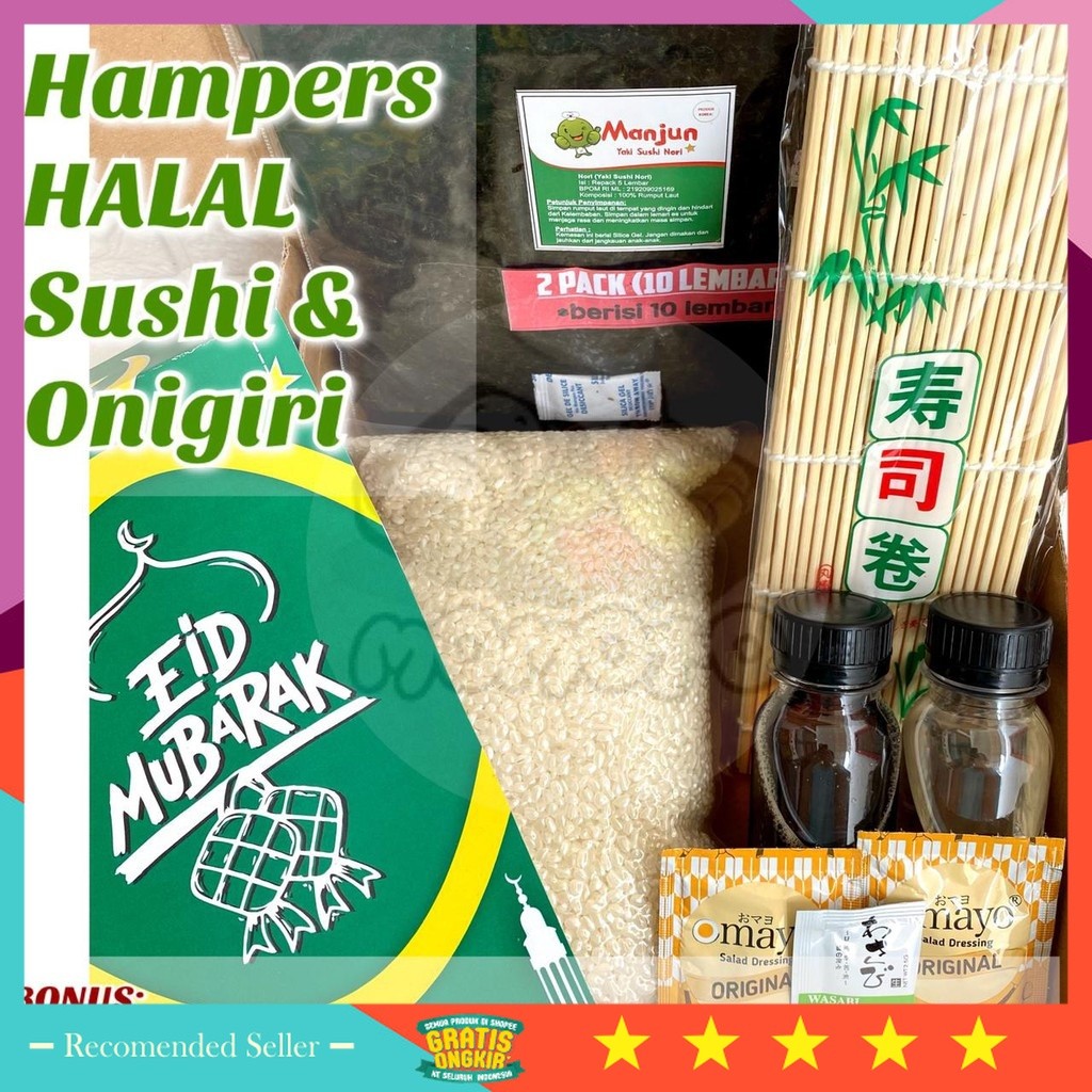 

Hampers kekinian unik viral murah ulangtahun natal tahun baru merry christmas / PROMO Hampers Natal Lebaran Paket Sushi dan Onigiri Halal Set Komplit Lengkap dengan box