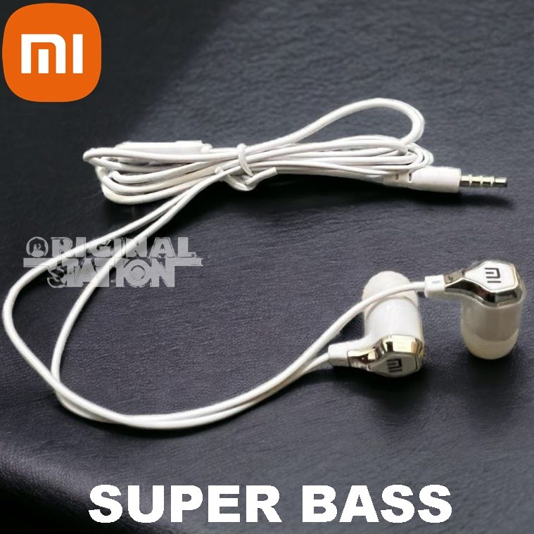Xiaomi Headset BT-010 Putih Super Bass For Xiaomi Redmi 13C, Redmi 12C, Redmi 10C, Redmi 9C, DAN SEM