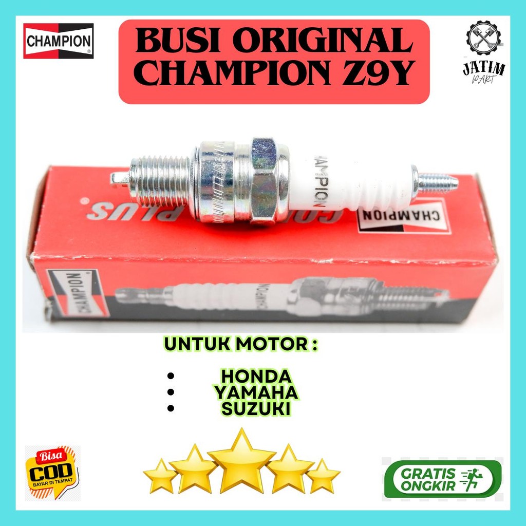 Busi Champion Ori Z9Y / Busi Motor Original Champion Semua Motor Bebek Z9Y