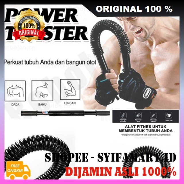 Power Twister 20kg Alat Olahraga Fitness Latihan Otot Alat Fitnes Rumahan Alat Pembentuk Otot Lengan