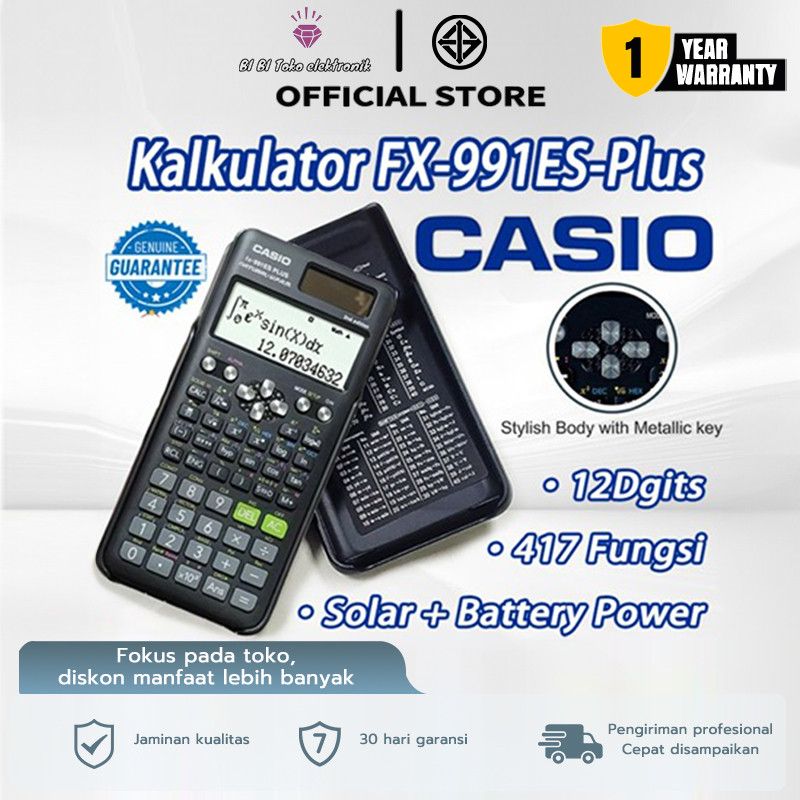 

Casio FX-82MS Kalkulator Calculator Casio FX-991ES PLUS Portable Scientific Calculators Accounting LED Electric Counter Students School Office