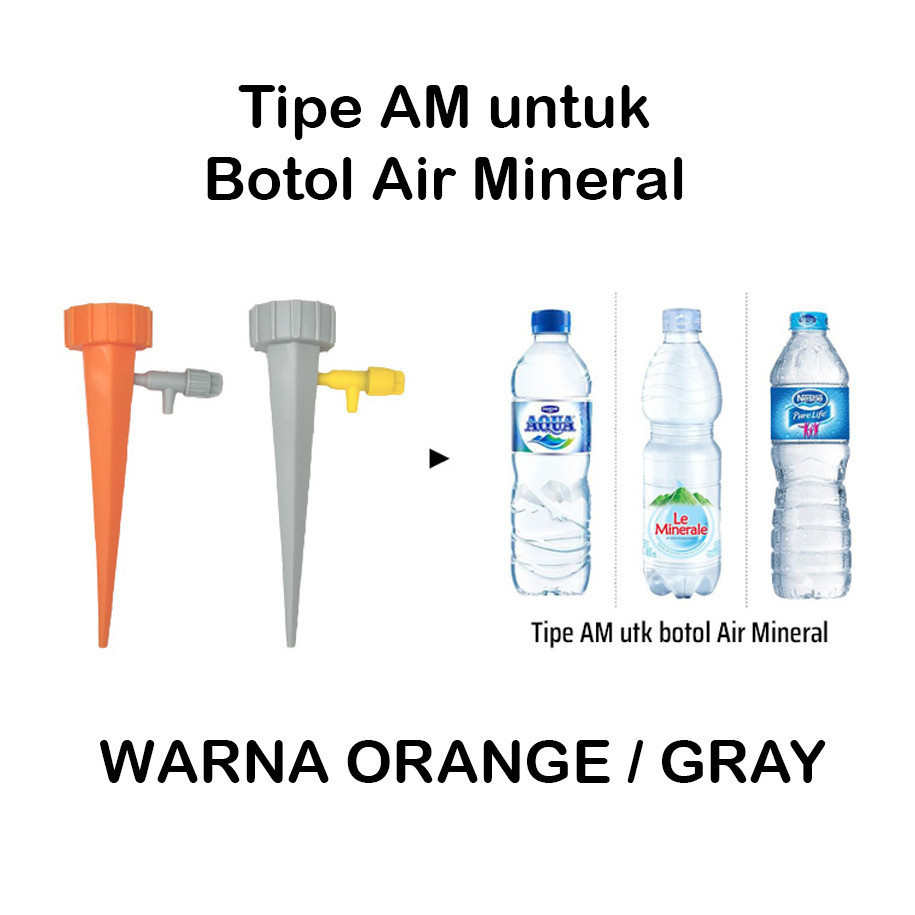 (RLS) Irigasi Tetes otomatis / Drip Tetes Botol  Irigasi Drip Botol  Air Mineral