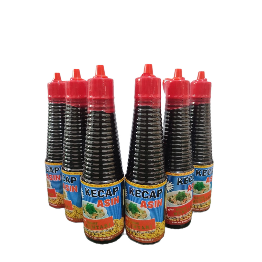 

Paket Hemat 6 Botol Kecap Asin Cap Sinar Mentari 150ml