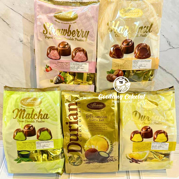 

Alessio Cioccolato Chocolate Praline Durian Hazelnut Matcha Strawbery Coklat Malaysia Singapore 250g