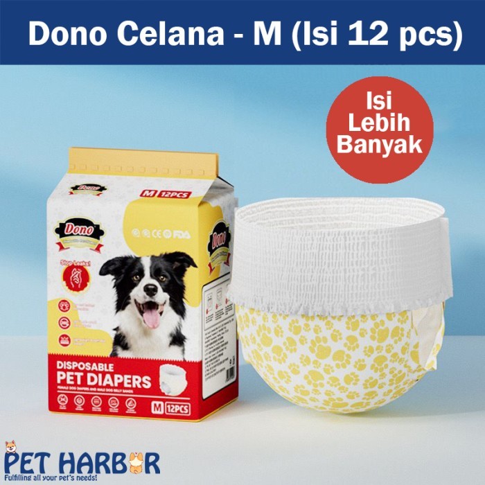Pampers Anjing Betina Popok Anjing Female Dono - Popok Pampers Celana - M