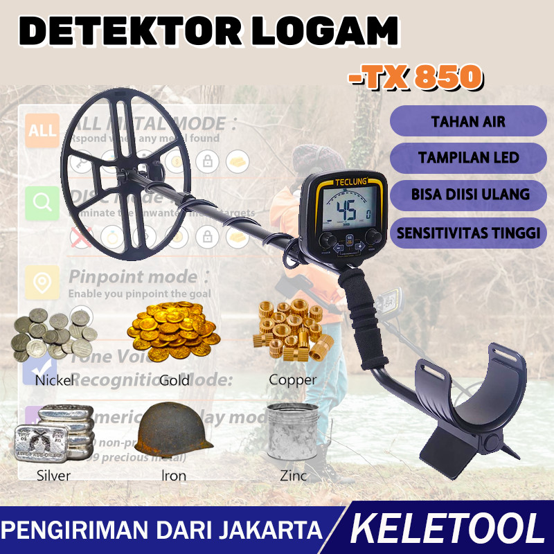 TIANXUN TX850 Metal Detektor Detector Emas Pendeteksi Logam Metal Detektor Emas Dalam Tanah Alat Car