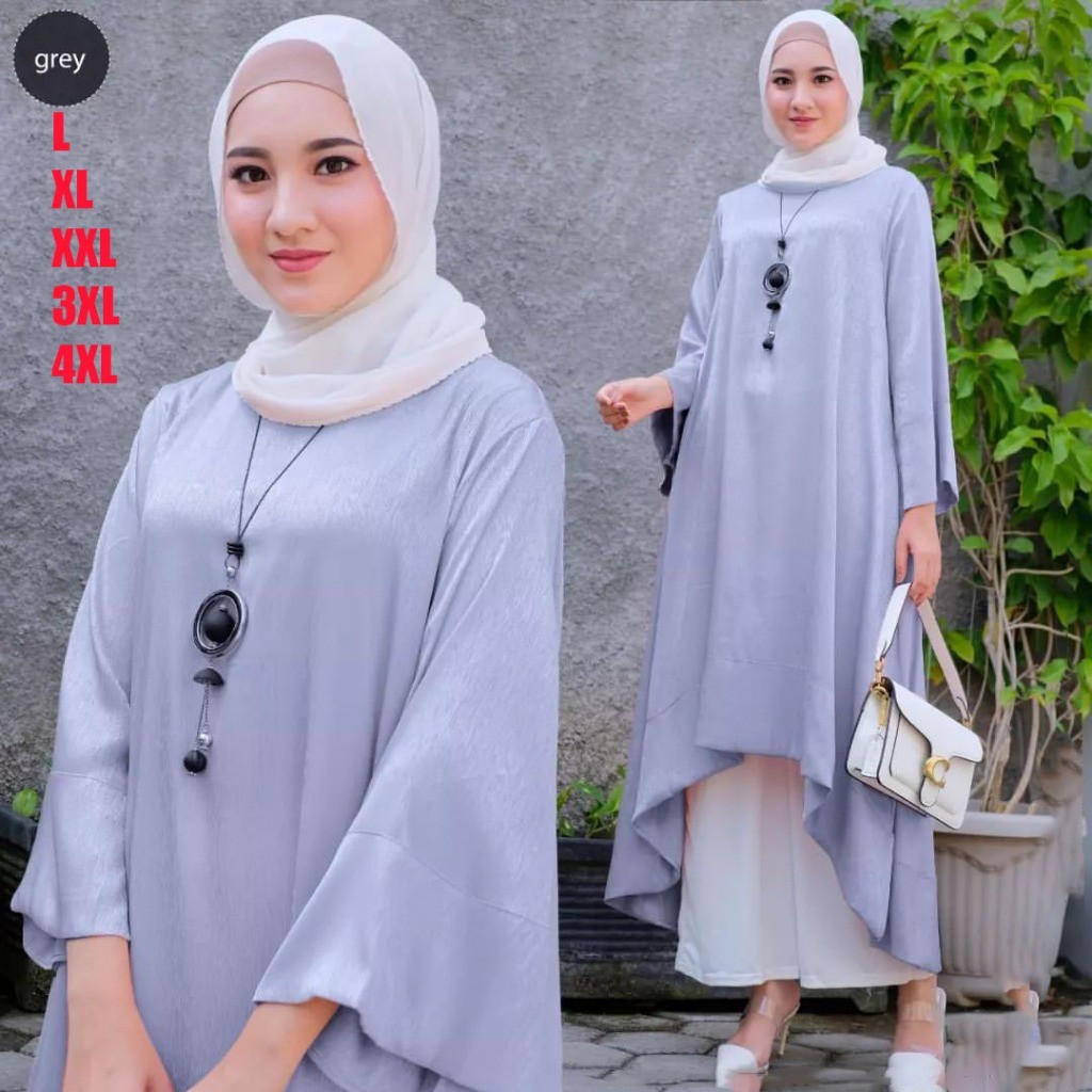SETELAN TUNIK+KULOT BAHAN POLO LINEN/ONE SET TUNIK KULOT