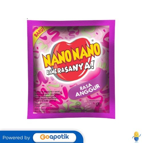 

Nano-Nano Rasa Anggur Pack 12.5 Gram