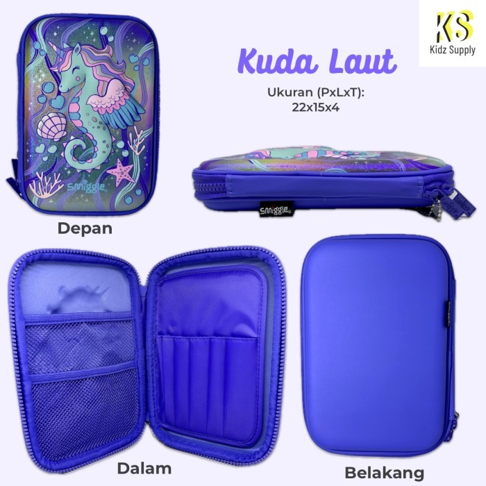 

New Collection Tempat Pensil Smiggle Tempat Pensil Smiggle Anak Laki Laki Perempuan - Kuda Laut