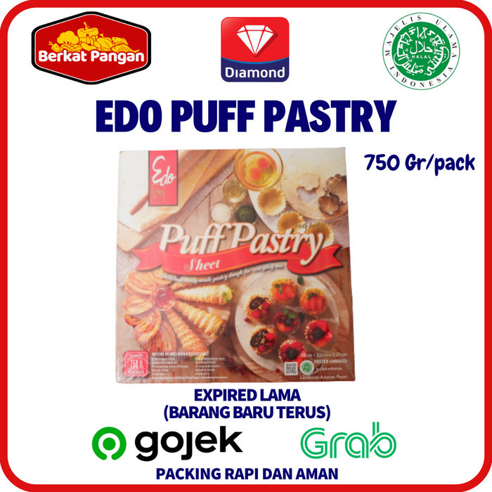 

EDO Puff Pastry Sheet 750gr - Puff Pastry