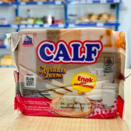 

calf cheddar cheese 200gr