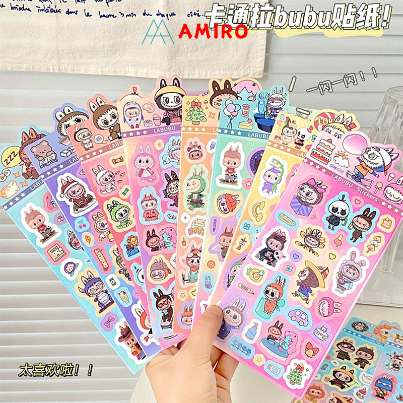 

Stiker Gliter Hologram Motif sanrio kuromi melody cinnamorol pompompurin Karakter Lucu-Lucu Murah