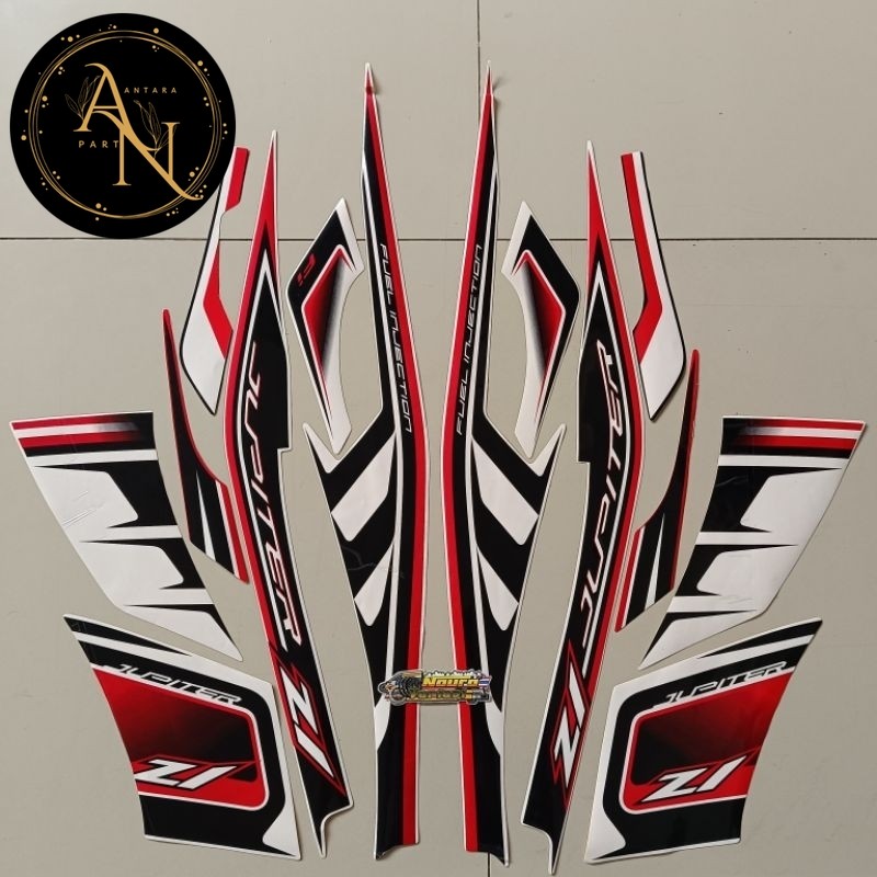 Striping Stiker Polet Sepeda Motor List Lis Let Pleret Warna striping yamaha jupiter z1 putih 2015 l