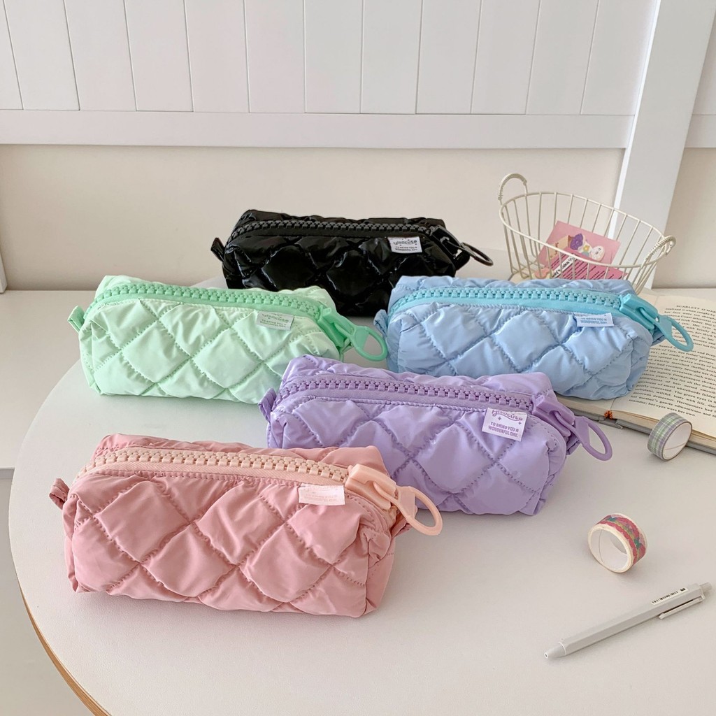 

ATH SHINSDAY Tempat Pensil Pouch Makeup Tas Kosmetik Bow Pita Coquette Y2K Aesthetic