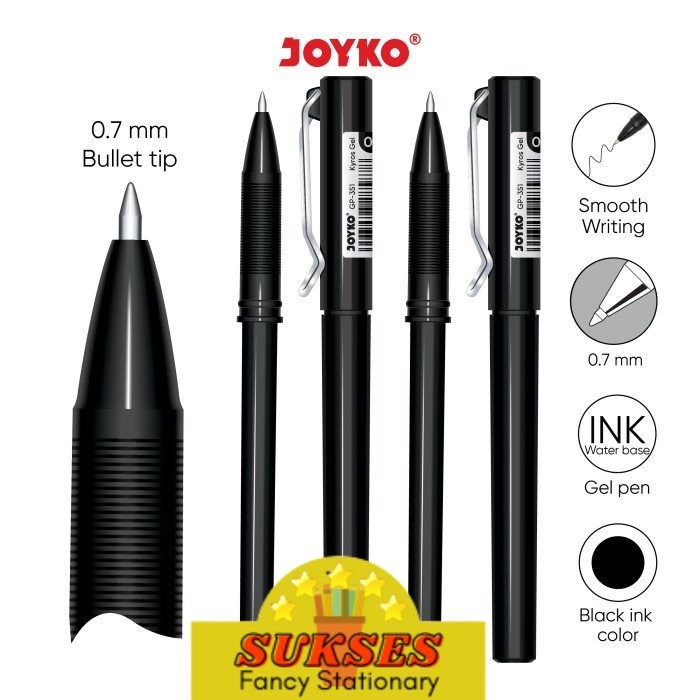 

Gel Pen Pulpen Pena Joyko GP-351 Kyros Gel 0.7 mm