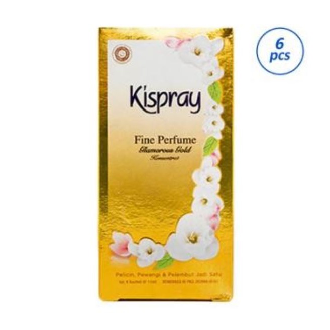Kispray Glamorous Gold Dus Pelicin Pelembut Pewangi Pakaian