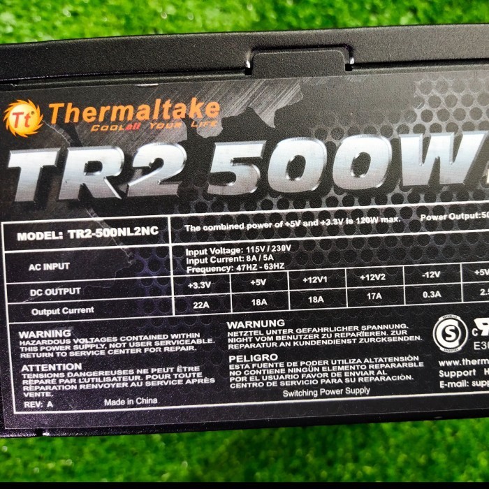 Thermaltake TR-500 TR2-500NL2NC 500W ATX12V EPS12V PGN-T-02-03