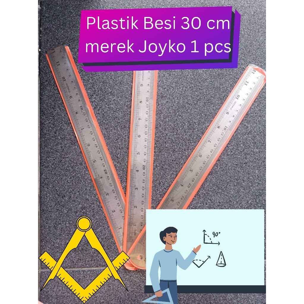 

PENGARIS BESI STAINLESS STEEL 30 CM MEREK JOYKO 1 PCS