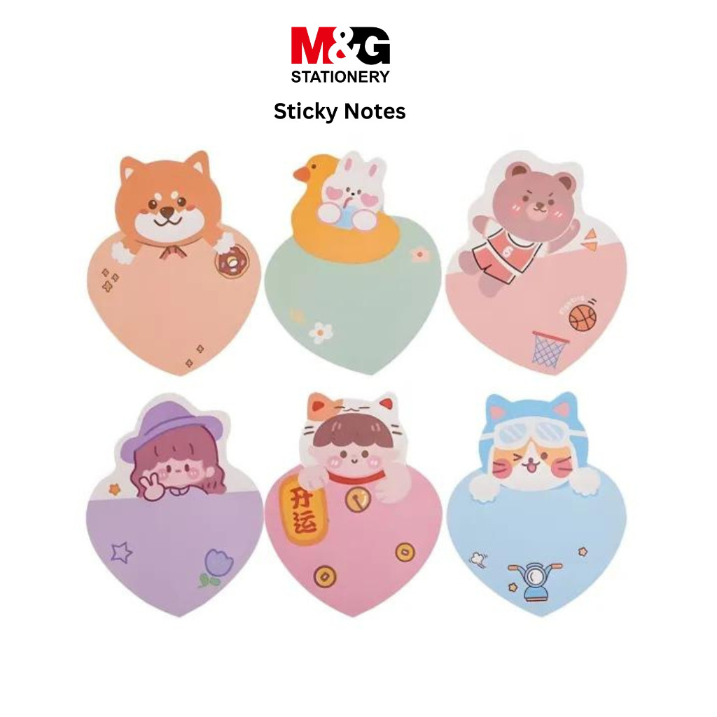 

Sticky Notes M&G Animal Theme #AS34U129 Memo Notes 50 Lembar Semua Varian SHESB